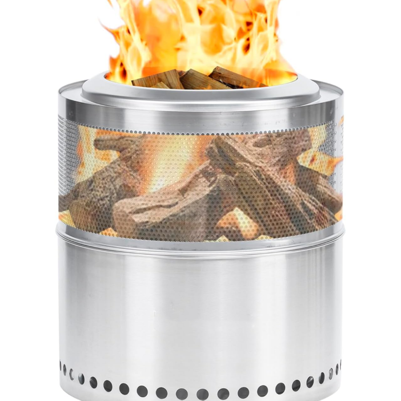 Portable Lightweight Stainless Steel Fire Pit