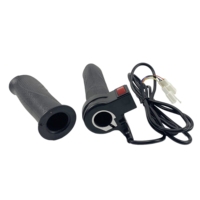 Poignée d'accélérateur à 3 broches avec interrupteur de marche arrière pour vélo électrique, trottinette électrique, contrôleur de vitesse, poignée d'accélérateur pour trottinette électrique, vélo