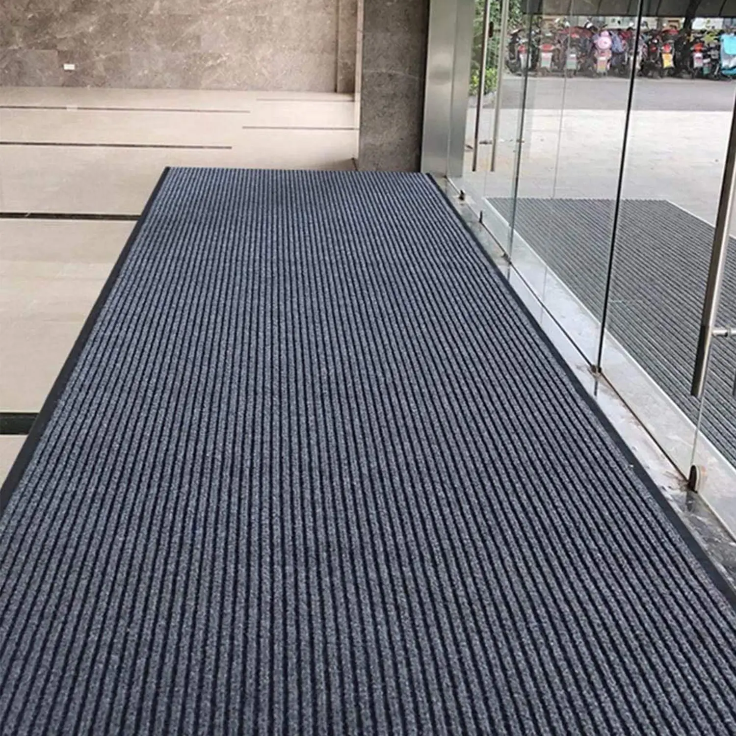 Tapete de porta comercial personalizado antiderrapante Bem-vindo Entrada Tapetes Entrada Tapetes Grossa Indoor Doormats Outdoor Floor Mat