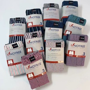 Boxers pour hommes 95% Coton <span class=keywords><strong>Arlo</strong></span> Pants Taille mi-haute Lot de 3 Boxers pour hommes en Coton Spandex Sous-vêtements confortables rayés - Product Image 1