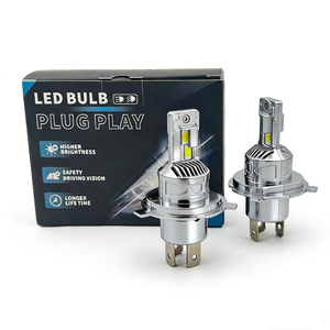 1 Bombilla LED Súper Brillante de 40W y 5000 Lúmenes H4 para Faros Delanteros de Coche, Bombilla H11 Canbus Turbos LED H4 Todo en Uno con Certificación Emark - Product Image 1