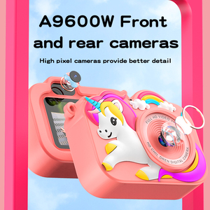 Çocuklar için min kamera Y8 ön ve arka kameralar 1080P fotoğraf Video müzik Headstickers oyunları fotoğraf için destek TF kart kameralar - Product Image 5