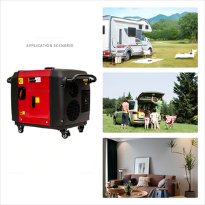 Generador de Gasolina Portátil de Arranque Automático de 2KW 3KW 4KW 5KW 6-10KW, 220V 10A, Compacto, Ligero, Silencioso, con Pantalla LED e Impermeable - Product Image 2