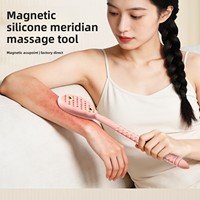 Planche de massage Gua Sha en silicone, bâton de massage par percussion stimulant les méridiens, marteau de fitness pour le cou, le dos et les jambes, outil de tapotement corporel
