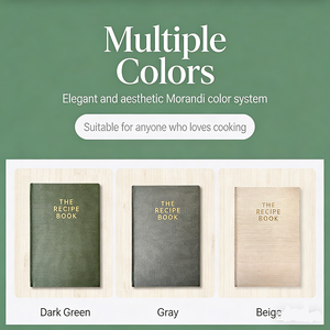 N9006 Carnet <span class=keywords><strong>de</strong></span> recettes A5 à couverture rigide en gros en stock, carnet <span class=keywords><strong>de</strong></span> notes <span class=keywords><strong>de</strong></span> <span class=keywords><strong>cuisine</strong></span>, accepte la personnalisation - Product Image 6