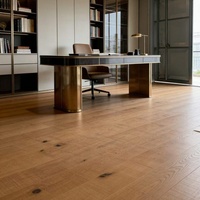 Plancher en bois composite massif à trois couches, spécialement conçu pour le chauffage par le sol, écologique, en chêne nordique, parquet contrecollé.