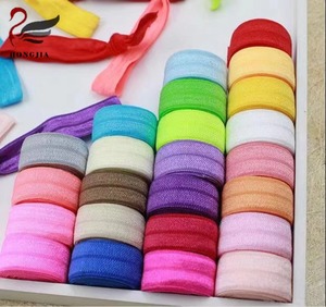 Hongjia Chất lượng cao dệt Flash <span class=keywords><strong>Nylon</strong></span> nửa lần đàn hồi Webbing, thích hợp cho đồ lót đàn hồi eo ban nhạc - Product Image 3