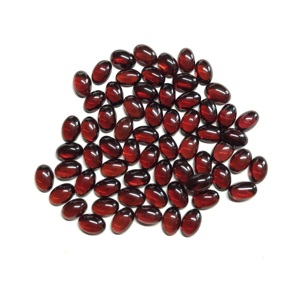 Venta al por mayor IGI certificado 3x4mm Natural rojo granate cabujón AAA grado forma ovalada calibrado piedras preciosas sueltas para joyería Vivaaz - Product Image 4