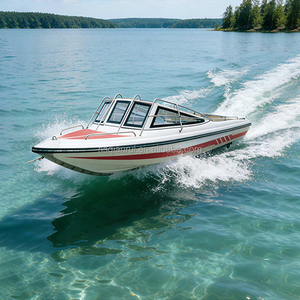 Bateaux à <span class=keywords><strong>moteur</strong></span> de luxe populaires, bateaux de pêche en fibre de verre et bateaux de loisirs professionnels avec moteurs électriques ou à essence - Product Image 4