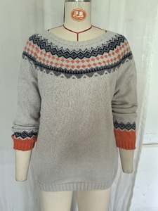 Manifattura stile personalizzato o Logo ODM invernale Plus Size maglione largo da donna a manica lunga Pullover in <span class=keywords><strong>maglia</strong></span> colorata abbigliamento da donna - Product Image 4