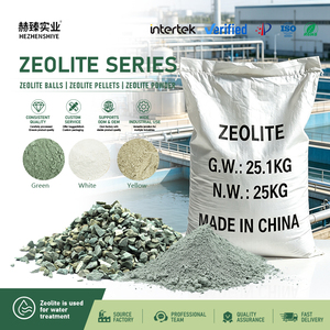 Billes de filtration inertes chimiquement résistantes à longue durée de vie pour les purificateurs d'<span class=keywords><strong>eau</strong></span> domestiques et les granulés de zéolite pour l'élimination du fer - Product Image 1