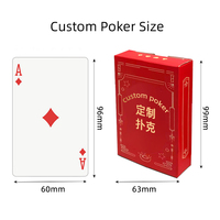 Fabricant de cartes de poker en gros Cartes à jouer idées imprimées personnalisées avec une boîte de haute qualité