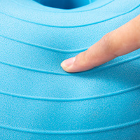 Ballon de Pilates en gros, type donut, épais, anti-éclatement, pour le sport, le fitness, la récupération post-partum, la stabilité et l'équilibre, demi-ballon pour la maison