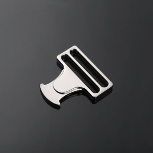 Metal Side Release Buckle Durable For Belts Backpack <b>Webbing</b> Silver Black - Product Image 2