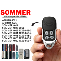 SOMMER 4020 TX03-868-4 4031 TX08-868-4 4025 4035 TX02-868-2 APERTO 4021 4025 868MHz télécommande de porte de Garage