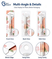 Emballage en blister personnalisé, boîte en PVC transparente pour cosmétiques, palette de fards à paupières vide et recharge magnétique compacte