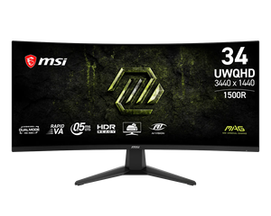 Monitor para Juegos MSI MAG 346CQDF E20 con Panel VA Ultrawide de <span class=keywords><strong>34</strong></span>'' y 400Hz/200Hz, Compatible con Modo Dual - Product Image 1