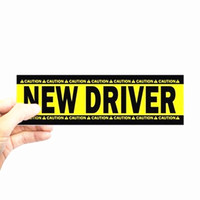 Aimants de voiture pour étudiants conducteurs, cadeaux promotionnels en PVC, panneaux réfléchissants amusants pour novices, impression numérique, taille personnalisable réutilisable