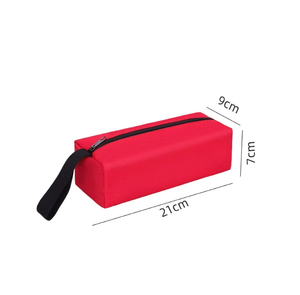 Bolsa de Aseo de Viaje Mini Delgada Personalizada con Logotipo para Hombre, Kit de Aseo Portátil Pequeño con Cierre de Poliéster - Product Image 5