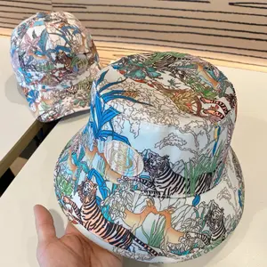 Haute qualité mode gg casquette de baseball marque de luxe chapeau logo impression seau chapeau animal tigre camouflage plage porter fête nécessaire