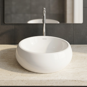 Table en céramique de style européen de qualité exportée, lavabo en forme d'oeil, lavage à la main, évier d'art, articles sanitaires - Product Image 3