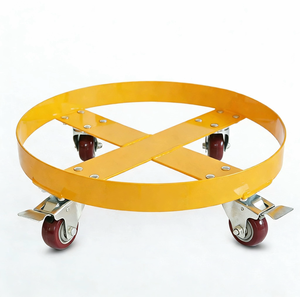 Carretilla para bidones de aceite, vehículo de transporte simple, capacidad de carga 300 kg, rueda universal - Product Image 2