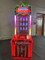 La machine de jeu de rachat d'arcade de carnaval des enfants d'amusement frappent la vente de clown