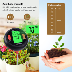 Medidor de <span class=keywords><strong>pH</strong></span> do Solo 5 em 1, Testador <span class=keywords><strong>Digital</strong></span> de Solo, Medidor de Umidade e Temperatura, Instrumento de Pesquisa do Solo, Medidor de Acidez e Alcalinidade - Product Image 3