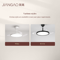 Moderne 36 Pouces Télécommande Intelligente LED Lustre Lampe Ventilateur De Plafond 220V BLDC Chambre Maison Ventilation Dimmable