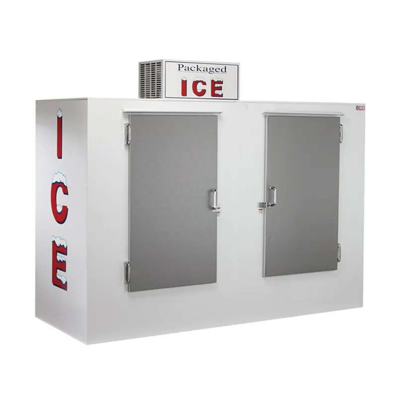 Foaming Door bagged Ice merchandiser storage bin freezer 110v 220v
