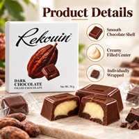 Bouchées de chocolat probiotiques en gros, non-OGM, à base de matières premières de qualité supérieure, pour le soutien digestif