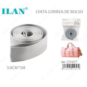 Cinghia per Borsa Ilan 3,8 cm x 3 m in Tessuto Grigio per Realizzazione Borse - Product Image 3