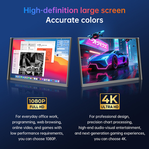 14 inch 1080P Màn hình kép xách tay màn hình máy tính xách tay màn hình mở rộng cho văn phòng chơi game thứ hai hiển thị - Product Image 4