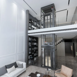 Großraum-Personenaufzug für Wohngebäude und Hotels mit Panoramaglas, Sicherheitslift, getriebelose Traktionsmaschine, mehrere Etagen - Product Image 2