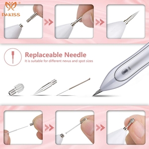 Stylo effaceur de taches professionnel PAKISS, 9 niveaux de force réglables, kit d'aiguilles interchangeables pour les taches de rousseur, les imperfections et les tatouages - Product Image 3