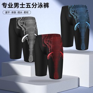 Traje de Baño para Hombre, Secado Rápido, Diseño Estampado de Elefantes, Pantalones Cortos de Baño, Talla Grande - Product Image 2