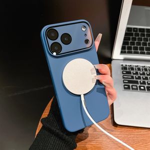 <span class=keywords><strong>Funda</strong></span> Magnética Delgada con Anillo 16/15/14, Acabado Mate con Sensación de Piel, Compatible con Fundas para Teléfono 17PROMAX - Product Image 3