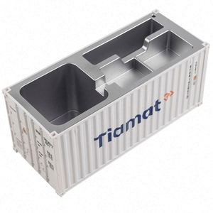 Organizador de Escritorio Personalizado de ABS, Portalápices con Diseño de Contenedor de Envío - Product Image 6