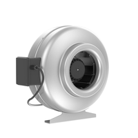 Ventilateur centrifuge en ligne à faible bruit, ventilateur d'évacuation métallique, souffleur de ventilation haute pression, ventilateur de surpression d'air, ODM OEM AC 220V-240V