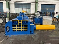 Presse à balles compacteuse de rebuts métalliques en acier inoxydable et alliage d'aluminium, automatique et haute performance, pour le recyclage
