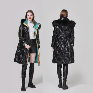 <span class=keywords><strong>Manteau</strong></span> à capuche doublé chaud de haute qualité pour les femmes Veste parka longue coupe-vent <span class=keywords><strong>d</strong></span>'<span class=keywords><strong>hiver</strong></span> - Product Image 2