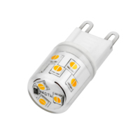 2,5 W G9 Bombilla Led Cerámica Parpadeo Libre 85-265V 110V 220V 277V 230V 24V DC/AC Lámpara de luz regulable Cristal 1W 2W 3W 4W 5W 6w 7W 8W