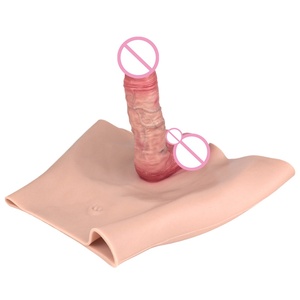 Hollow Cock Sleeves Lengthen Sleeve Pants 100% Waterproof Men Silicone Strap on <b>Dildo</b> Panties for Man Sex Toys for Woman Gay - Product Image 5