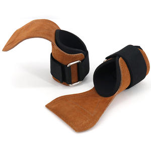 أحزمة معصم لرفع الأثقال مضادة للانزلاق أحزمة معصم رفع الأثقال جلدية مزدوجة لتدريب القوة في صالة الألعاب الرياضية - Product Image 5