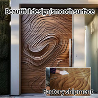 Portes intérieures pivotantes en bois massif MDF, style simple, écologiques, faciles à installer, pour projets commerciaux