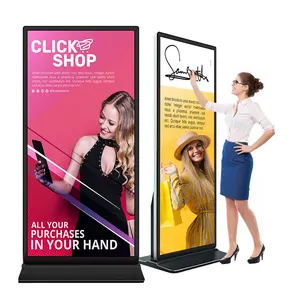 Retail Digital Signage 4k Vertical Advertising Machine Lcd Touch Screen Advertising Player Kiosk