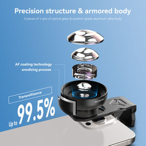 Kit de filtre étoile CPL pour objectif <span class=keywords><strong>macro</strong></span> en verre à mise au point fixe de 100 mm amélioré |   Téléphones mobiles universels pour bijoux, nail art, cils - Product Image 6