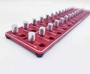 Aluminio 28 34 44 Agujero Roscado Checker Tornillo Perno Personalizado CNC Aluminio Color Anodizado Sub Calibre Tuerca Identificador Rosca Checker - Product Image 6