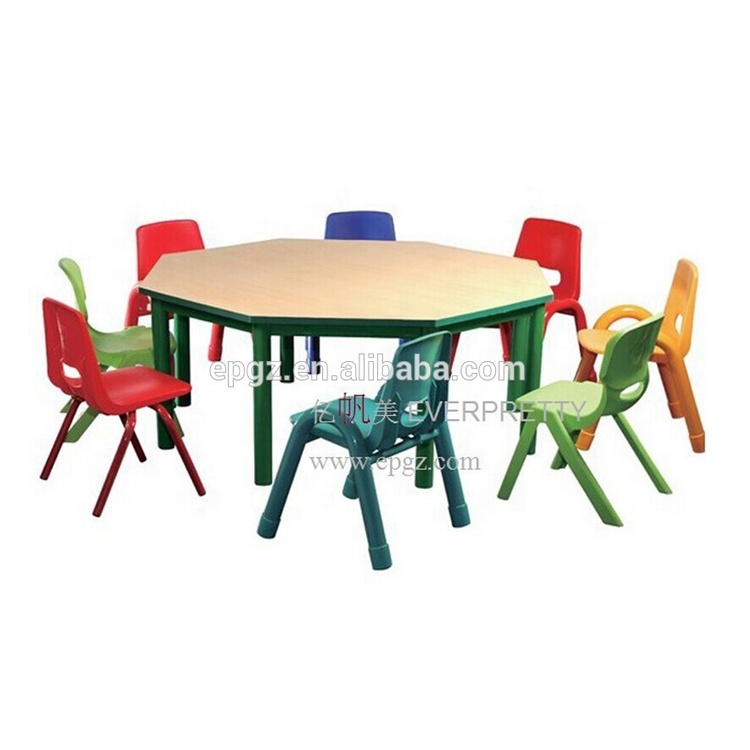 Nursery School Furniture Baby Nursery Furniture Sets Colorful Kids Table and Chair