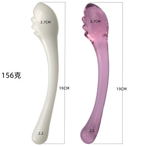 Verre cristal gode Anal godemichet Anal jouet sexuel Clitoris point G femmes masseur baguette - Product Image 2